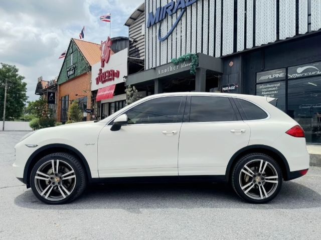Porsche Cayenne 2011 3.0 S Hybrid 4WD Utility-car ไฮบริด ไม่ติดแก๊ส เกียร์อัตโนมัติ ขาว รูปที่ 4