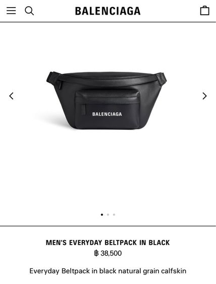 BALENCIAGA Men Everyday Beltpack  รูปที่ 18
