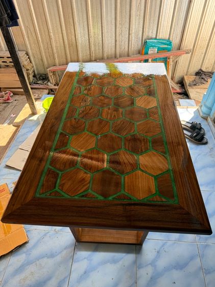 โต๊ะไม้สัก รูปที่ 6