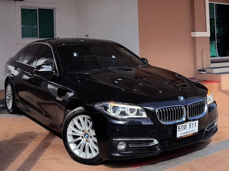 BMW Series 5 2016 528i Sedan เบนซิน ไม่ติดแก๊ส เกียร์อัตโนมัติ ดำ รูปที่ 3
