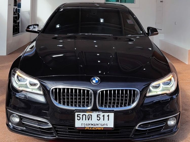 BMW Series 5 2016 528i Sedan เบนซิน ไม่ติดแก๊ส เกียร์อัตโนมัติ ดำ รูปที่ 2