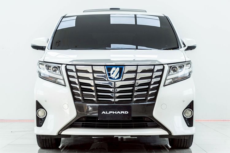 Toyota Alphard 2015 2.5 Hybrid X E-Four 4WD Utility-car ไฮบริด ไม่ติดแก๊ส เกียร์อัตโนมัติ ขาว รูปที่ 4