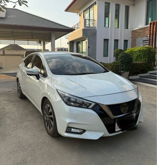 Nissan Almera 2020 1.0 VL Sedan เบนซิน เกียร์อัตโนมัติ ขาว รูปที่ 4