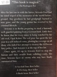 Artemis Fowl, The New York Times Best Seller รูปที่ 2