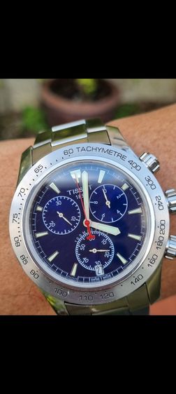น้ำเงิน Tissot Ts-V8 Swiss Made( Chronograph) Quartz สภาพสวย ของจริงดูดีกว่าในรูปเยอะ รุ่นนี้ของใหม่เกือบ 30,000 บาท ขอส่งต่อ 12,500บาท ครับ