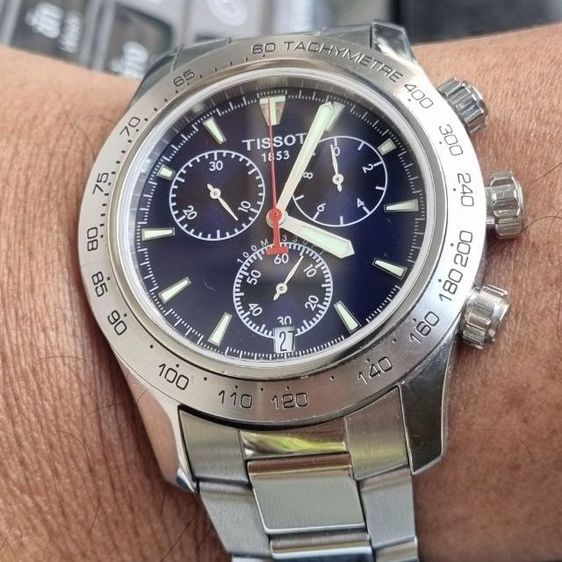 Ts-V8 Swiss Made( Chronograph) Quartz สภาพสวย ของจริงดูดีกว่าในรูปเยอะ รุ่นนี้ของใหม่เกือบ 30,000 บาท ขอส่งต่อ 12,500บาท ครับ รูปที่ 6