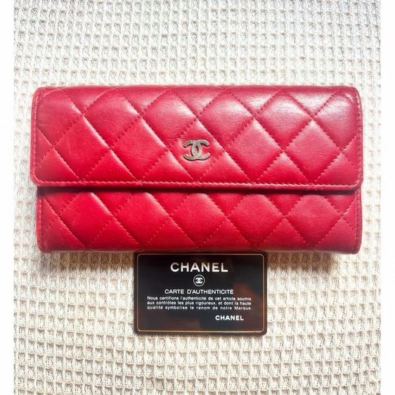 แท้ chanel wallet (rad)cavier กระเป๋าสตางค์ชาแนล