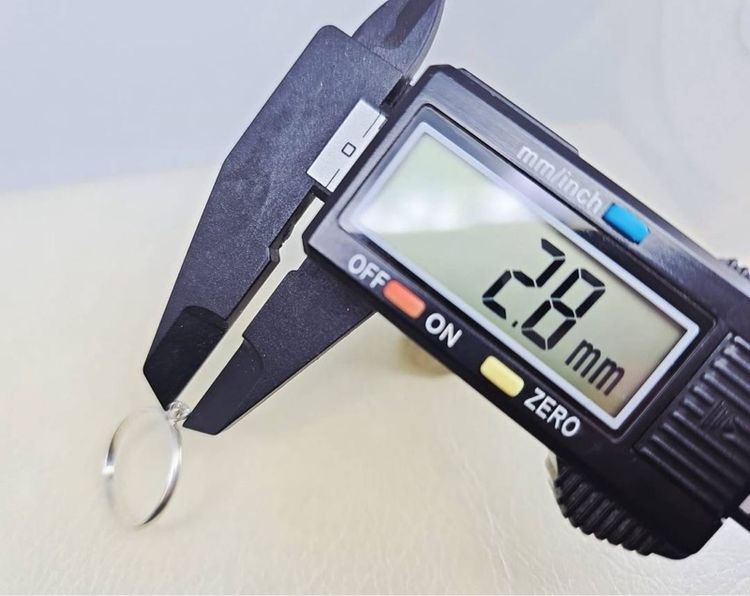 แหวนเงินแท้งานเก่า ประดับเพชรแท้💎สีแชมเปญ ขนาดประมาณ 0.08 ct.  รูปที่ 7