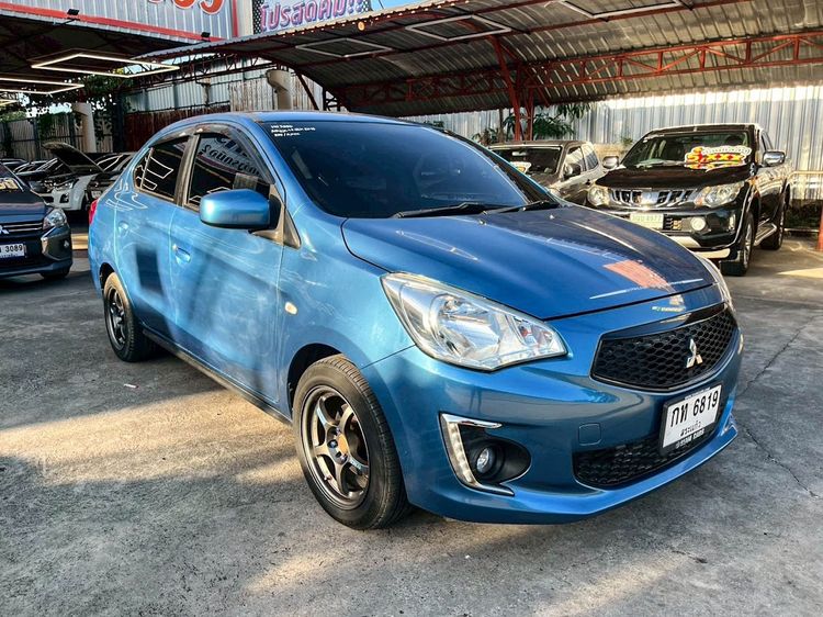 Mitsubishi Attrage 2019 1.2 GLX Sedan เบนซิน ไม่ติดแก๊ส เกียร์อัตโนมัติ ฟ้า รูปที่ 3
