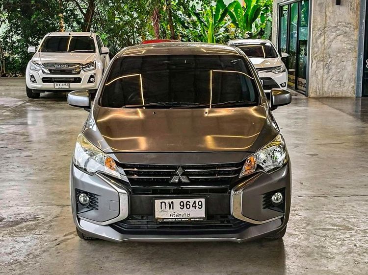 Mitsubishi Attrage 2020 1.2 GLX Sedan เบนซิน ไม่ติดแก๊ส เกียร์อัตโนมัติ เทา รูปที่ 2