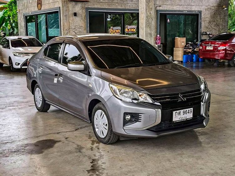 Mitsubishi Attrage 2020 1.2 GLX Sedan เบนซิน ไม่ติดแก๊ส เกียร์อัตโนมัติ เทา รูปที่ 3