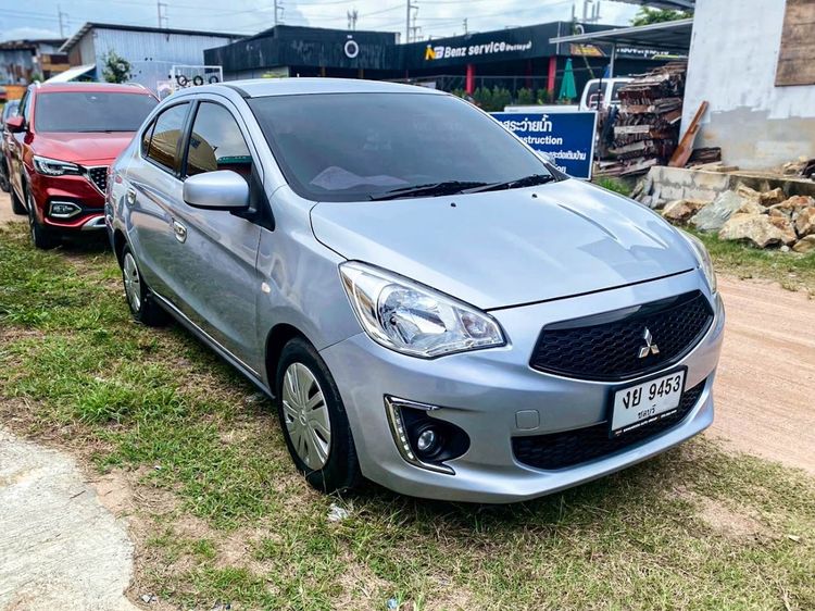 Mitsubishi Attrage 2019 1.2 GLX Sedan เบนซิน ไม่ติดแก๊ส เกียร์อัตโนมัติ เงิน รูปที่ 3