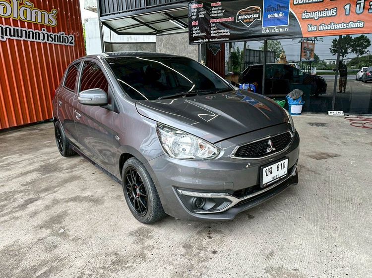 Mitsubishi Mirage 2019 1.2 GLX Sedan เบนซิน ไม่ติดแก๊ส เกียร์อัตโนมัติ เทา รูปที่ 3
