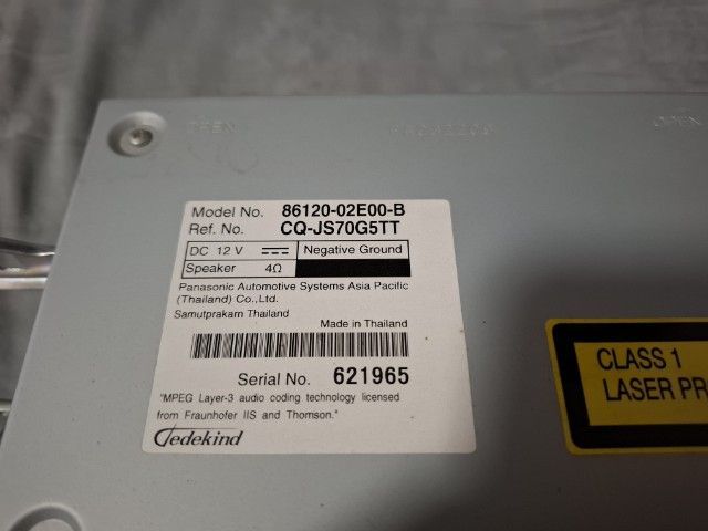 วิทยุเดิมติดรถ Toyota Altis 2008-2013 รูปที่ 4