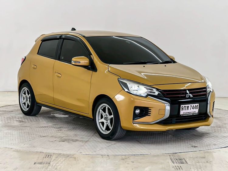 Mitsubishi Mirage 2019 1.2 GLS Limited Sedan เบนซิน ไม่ติดแก๊ส เกียร์อัตโนมัติ ทอง รูปที่ 3