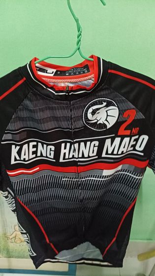 เสื้อปั่นจักรยานสีดำแดงและสีเหลืองขาว รูปที่ 4