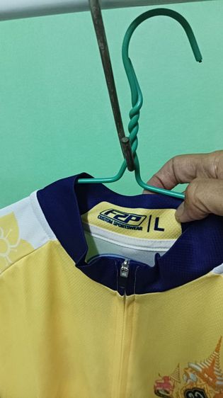 เสื้อปั่นจักรยานสีดำแดงและสีเหลืองขาว รูปที่ 11