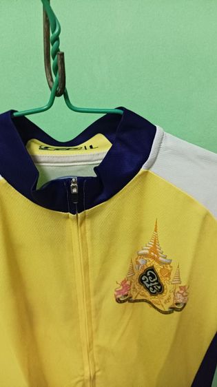เสื้อปั่นจักรยานสีดำแดงและสีเหลืองขาว รูปที่ 6