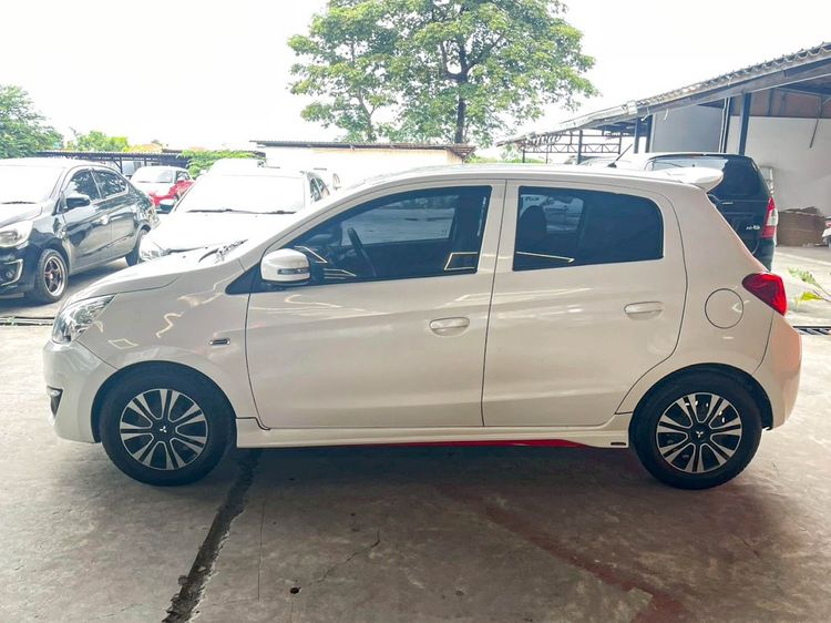 Mitsubishi Mirage 2018 1.2 GLX Sedan เบนซิน ไม่ติดแก๊ส เกียร์อัตโนมัติ ขาว รูปที่ 4