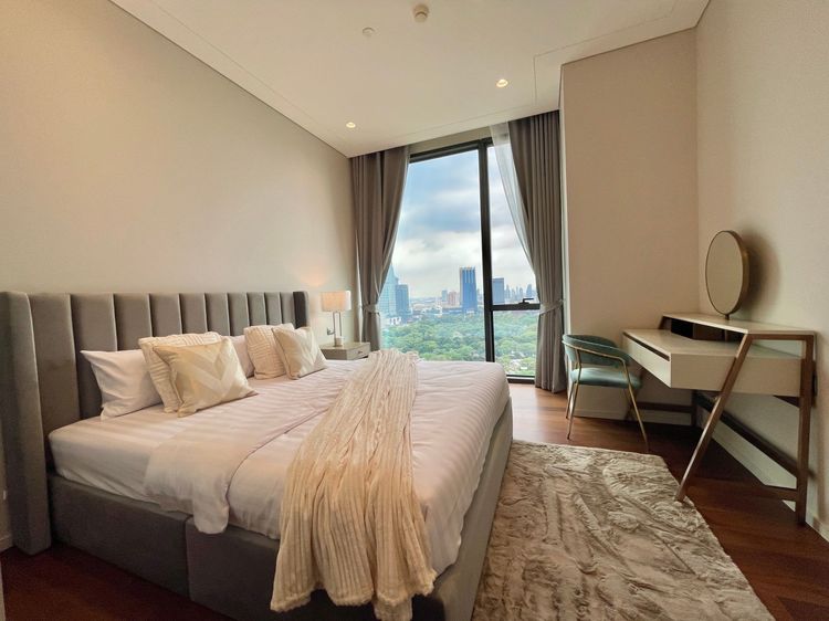 มีบางส่วน ให้เช่าหรือขายคอนโดเดอะ เรสซิเดนซ์ แอท สินธร เคมปินสกี้ ชั้น 21 วิวสวนลุมพินี ตกแต่งครบพร้อมเข้าอยู่ ใกล้BTS ชิดลม  BTS ราชดำริ รูปที่ 4