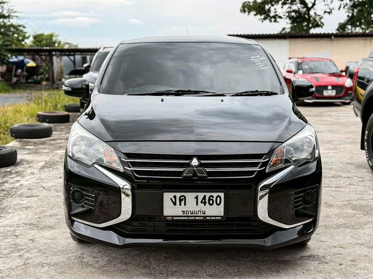 Mitsubishi Mirage 2022 1.2 ACTIVE Sedan เบนซิน ไม่ติดแก๊ส เกียร์อัตโนมัติ ดำ รูปที่ 2