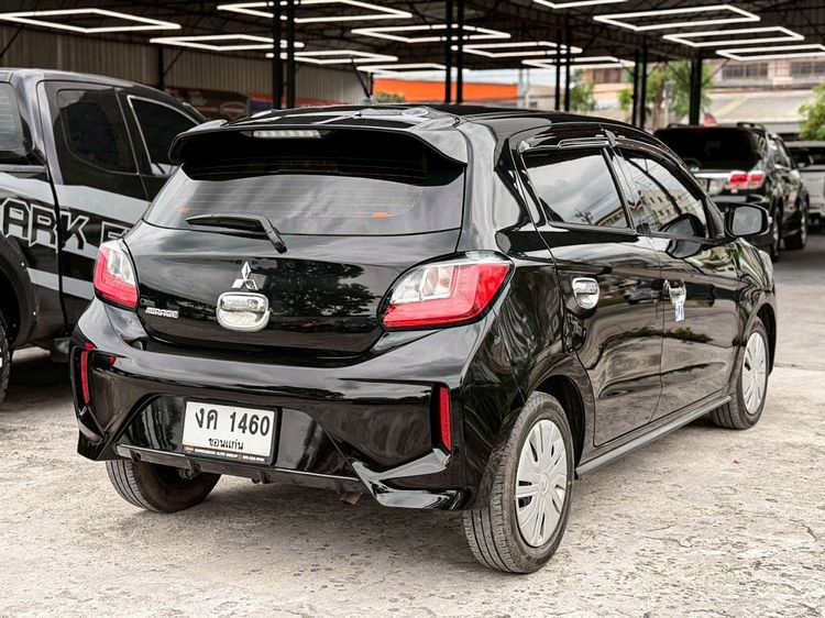 Mitsubishi Mirage 2022 1.2 ACTIVE Sedan เบนซิน ไม่ติดแก๊ส เกียร์อัตโนมัติ ดำ รูปที่ 3