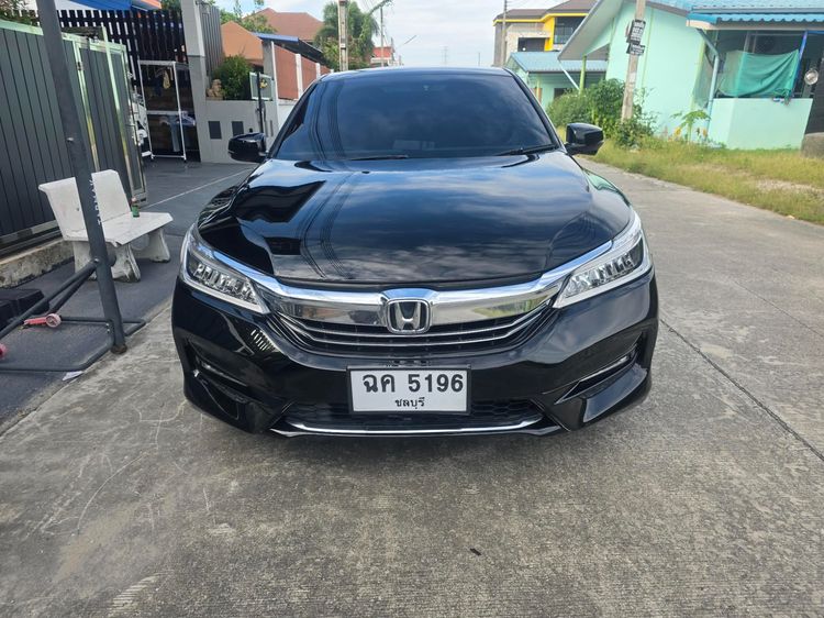 Honda Accord 2017 2.0 EL i-VTEC Sedan เบนซิน ไม่ติดแก๊ส เกียร์อัตโนมัติ ดำ