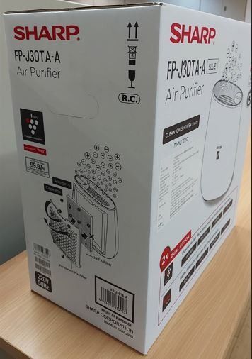เครื่องฟอกอากาศ SHARP รุ่น FP-J30TA-B (23 ตร.ม, สีขาว-ดำ) รูปที่ 2