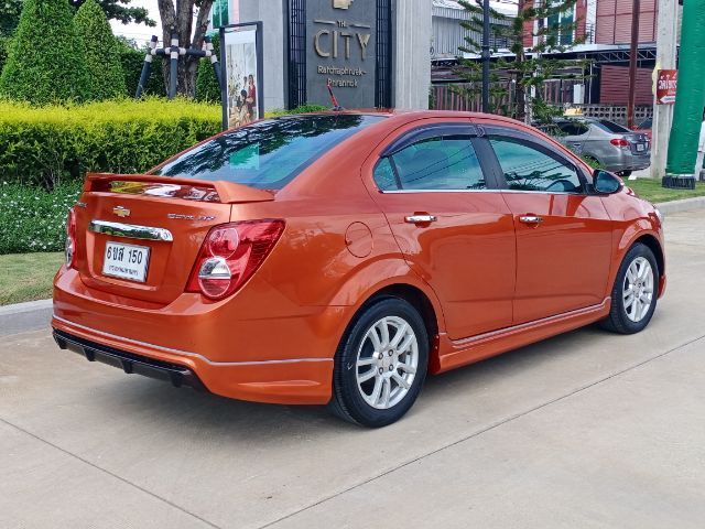 Chevrolet Sonic  2016 1.6 LTZ Sedan เบนซิน เกียร์อัตโนมัติ ส้ม รูปที่ 4