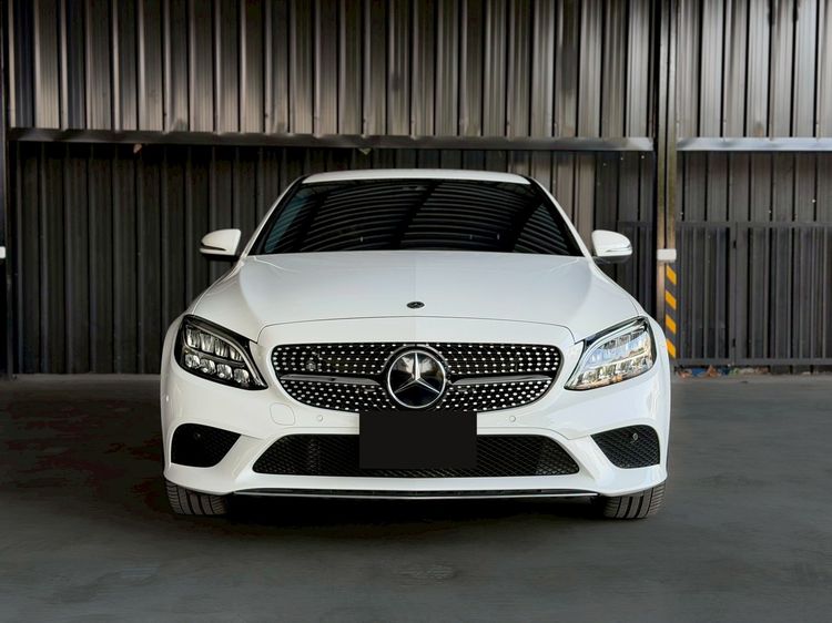 Mercedes-Benz C-Class 2022 C220 Sedan ดีเซล เกียร์อัตโนมัติ ขาว รูปที่ 2