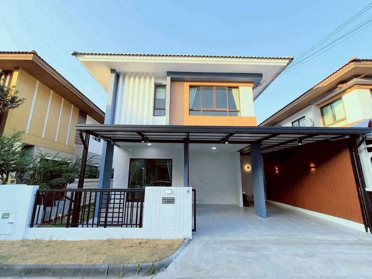 🏡 บ้านแฝด 2 ชั้น สไตล์บ้านเดี่ยว หมู่บ้านพร้อมพัฒน์ไพร์ม ถนนปัญญาอินทรา ใกล้ ซาฟารีเวิลด์ ใกล้ห้างแฟชั่น 🏡
