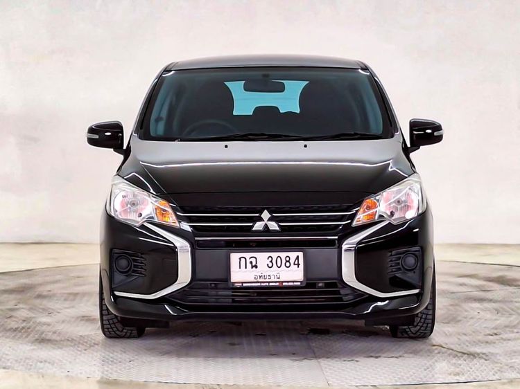 Mitsubishi Mirage 2020 1.2 GLX Sedan เบนซิน ไม่ติดแก๊ส เกียร์อัตโนมัติ ดำ รูปที่ 2