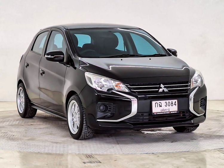 Mitsubishi Mirage 2020 1.2 GLX Sedan เบนซิน ไม่ติดแก๊ส เกียร์อัตโนมัติ ดำ รูปที่ 3