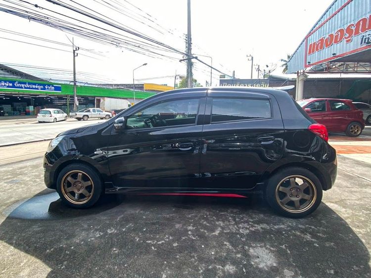 Mitsubishi Mirage 2018 1.2 GLX Sedan เบนซิน ไม่ติดแก๊ส เกียร์อัตโนมัติ ดำ รูปที่ 4