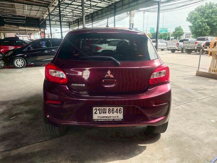 Mitsubishi Mirage 2017 1.2 GLX Sedan เบนซิน ไม่ติดแก๊ส เกียร์อัตโนมัติ แดง รูปที่ 4