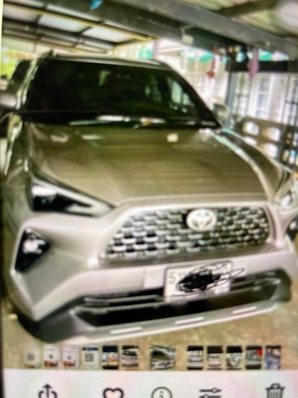 รถ Toyota Yaris Cross 1.5 HEV Premium Luxury สี เทา