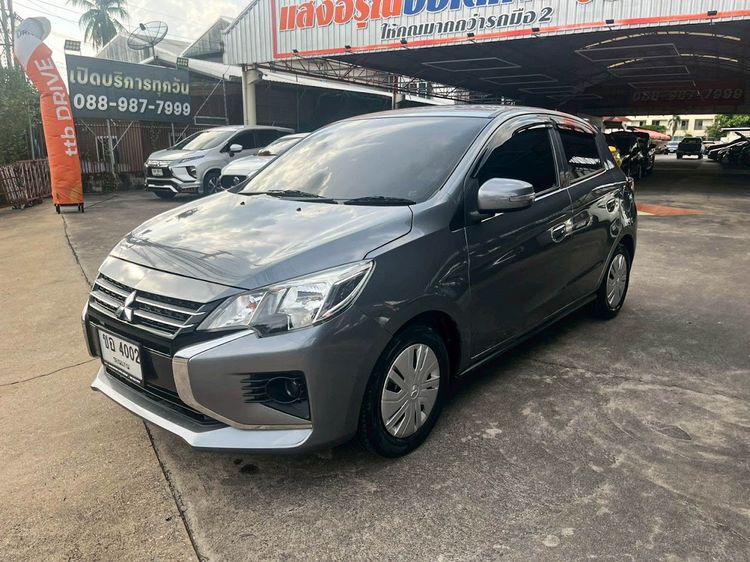 Mitsubishi Mirage 2021 1.2 GLX Sedan เบนซิน ไม่ติดแก๊ส เกียร์อัตโนมัติ เทา