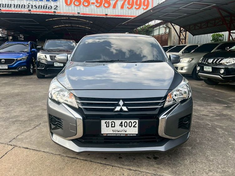 Mitsubishi Mirage 2021 1.2 GLX Sedan เบนซิน ไม่ติดแก๊ส เกียร์อัตโนมัติ เทา รูปที่ 2