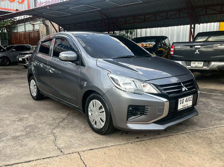 Mitsubishi Mirage 2021 1.2 GLX Sedan เบนซิน ไม่ติดแก๊ส เกียร์อัตโนมัติ เทา รูปที่ 3