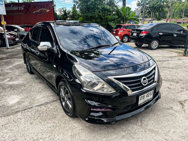Nissan Almera 2017 1.2 E Sportech Sedan เบนซิน ไม่ติดแก๊ส เกียร์อัตโนมัติ ดำ รูปที่ 3