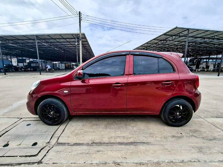 Nissan March 2019 1.2 E Sedan เบนซิน ไม่ติดแก๊ส เกียร์อัตโนมัติ แดง รูปที่ 4