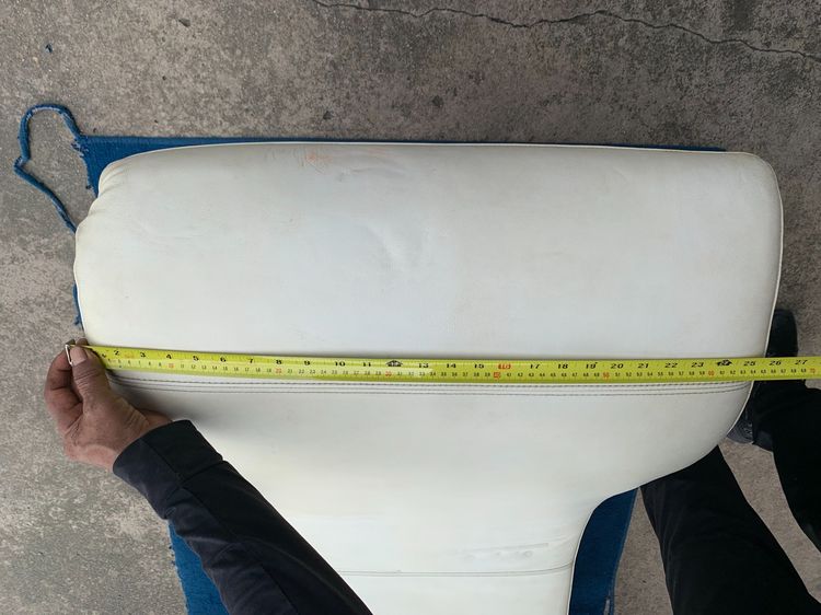 sofa daybed สีขาว หนัง 1 ตัว รูปที่ 12