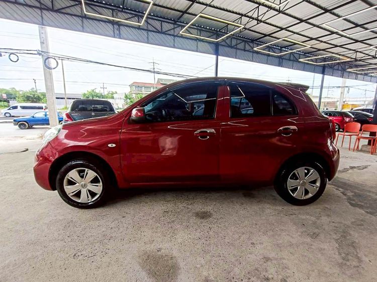 Nissan March 2019 1.2 E Sedan เบนซิน ไม่ติดแก๊ส เกียร์อัตโนมัติ แดง รูปที่ 4