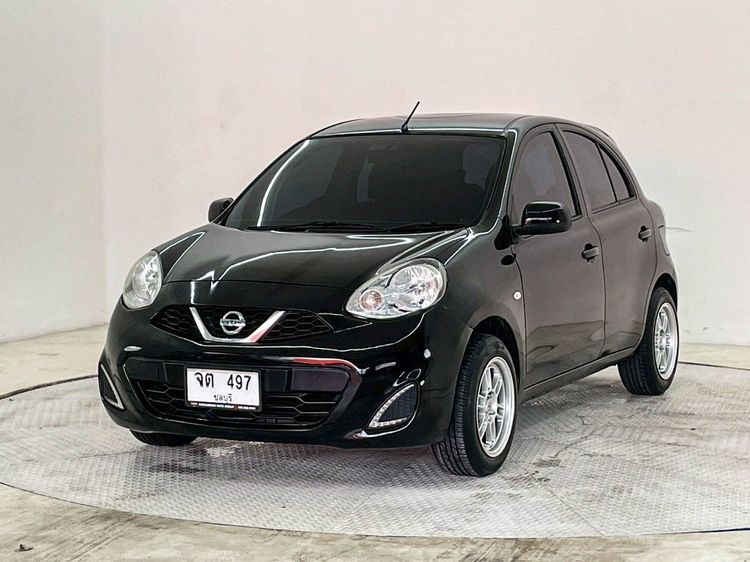 รถ Nissan March 1.2 E สี ดำ