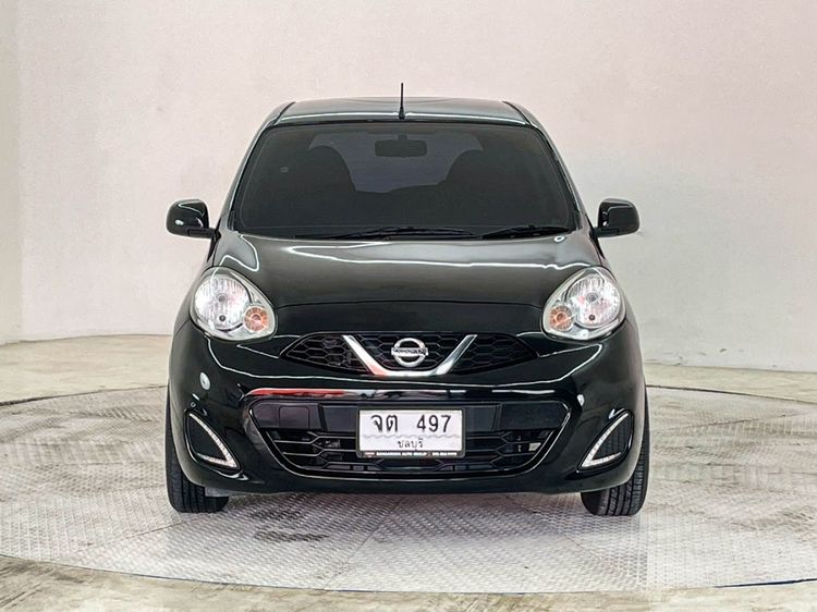 Nissan March 2018 1.2 E Sedan เบนซิน ไม่ติดแก๊ส เกียร์อัตโนมัติ ดำ รูปที่ 2