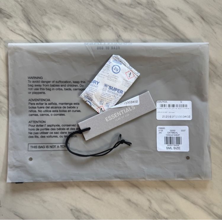 เสื้อ Essential Oatmeal แท้ รูปที่ 7