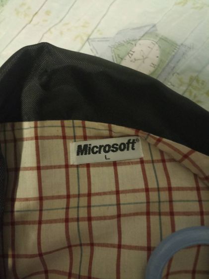 เสื้อ Jacket Microsoft สีดำ Size L อก 22 นิ้ว รูปที่ 4