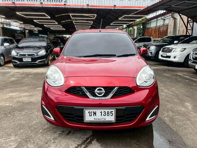Nissan March 2019 1.2 E Sedan เบนซิน ไม่ติดแก๊ส เกียร์อัตโนมัติ แดง รูปที่ 2