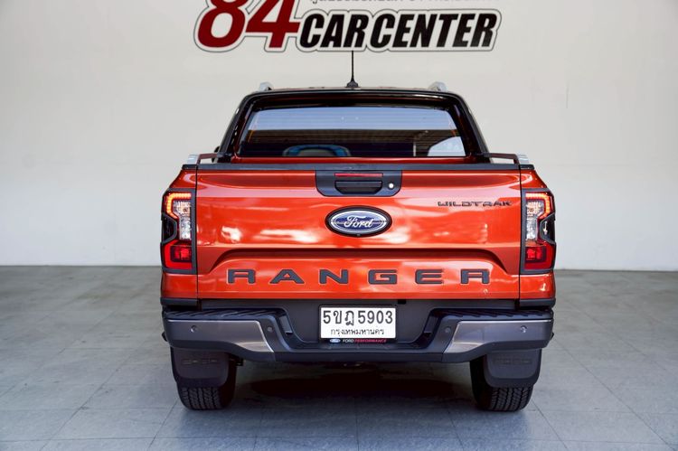 Ford Ranger 2022 2.0 Hi-Rider Wildtrak Pickup ดีเซล ไม่ติดแก๊ส เกียร์อัตโนมัติ ส้ม รูปที่ 3