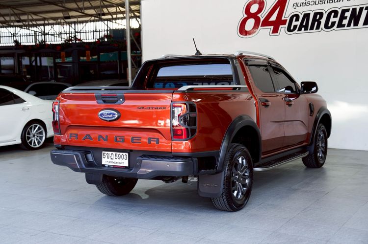 Ford Ranger 2022 2.0 Hi-Rider Wildtrak Pickup ดีเซล ไม่ติดแก๊ส เกียร์อัตโนมัติ ส้ม รูปที่ 4